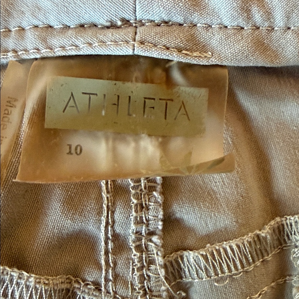 Lot of 4 Anthro Athleta Banana Republic women’s size medium spring summer - Picture 10 of 11
